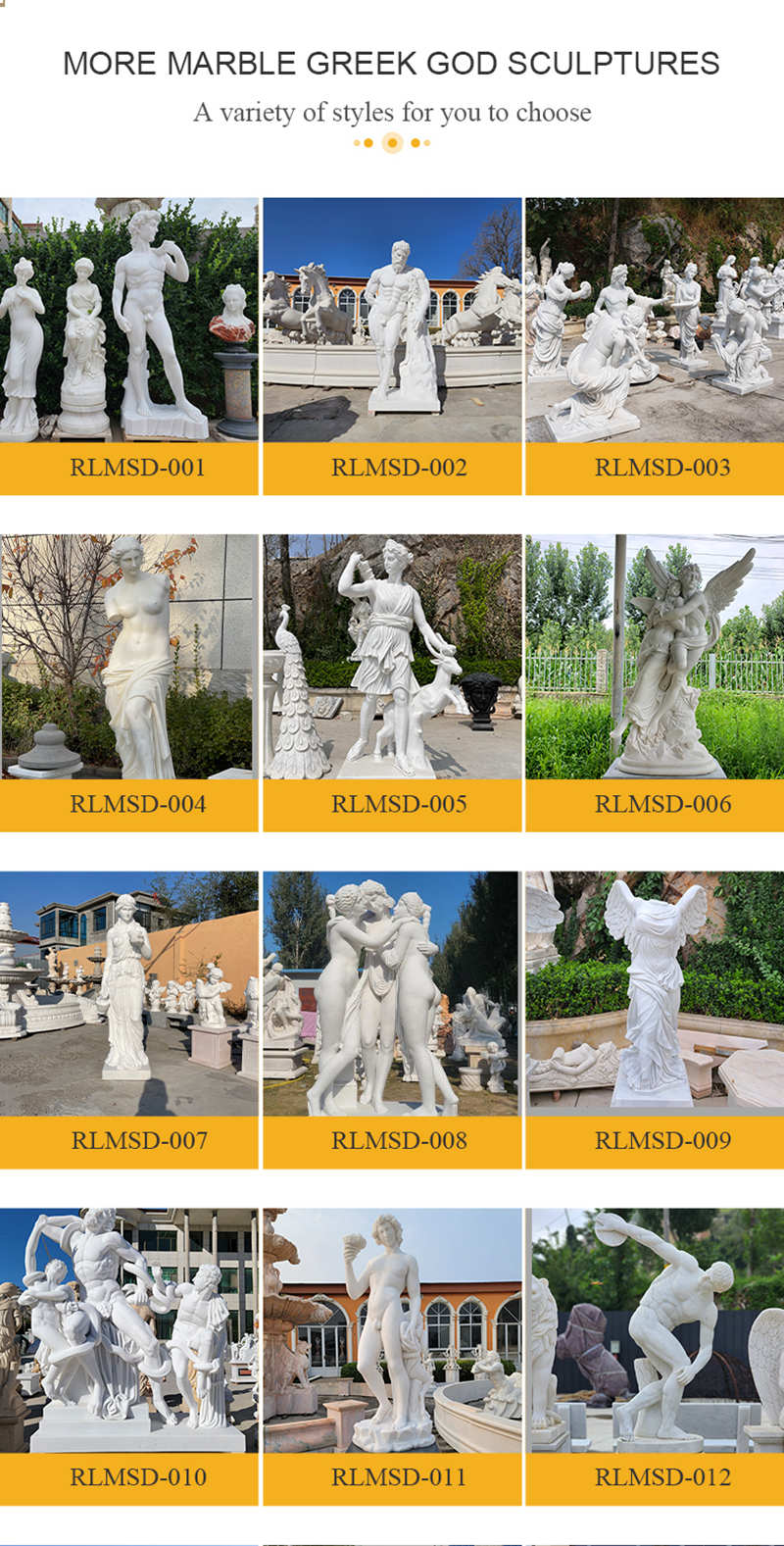 more greek god statue for sale
