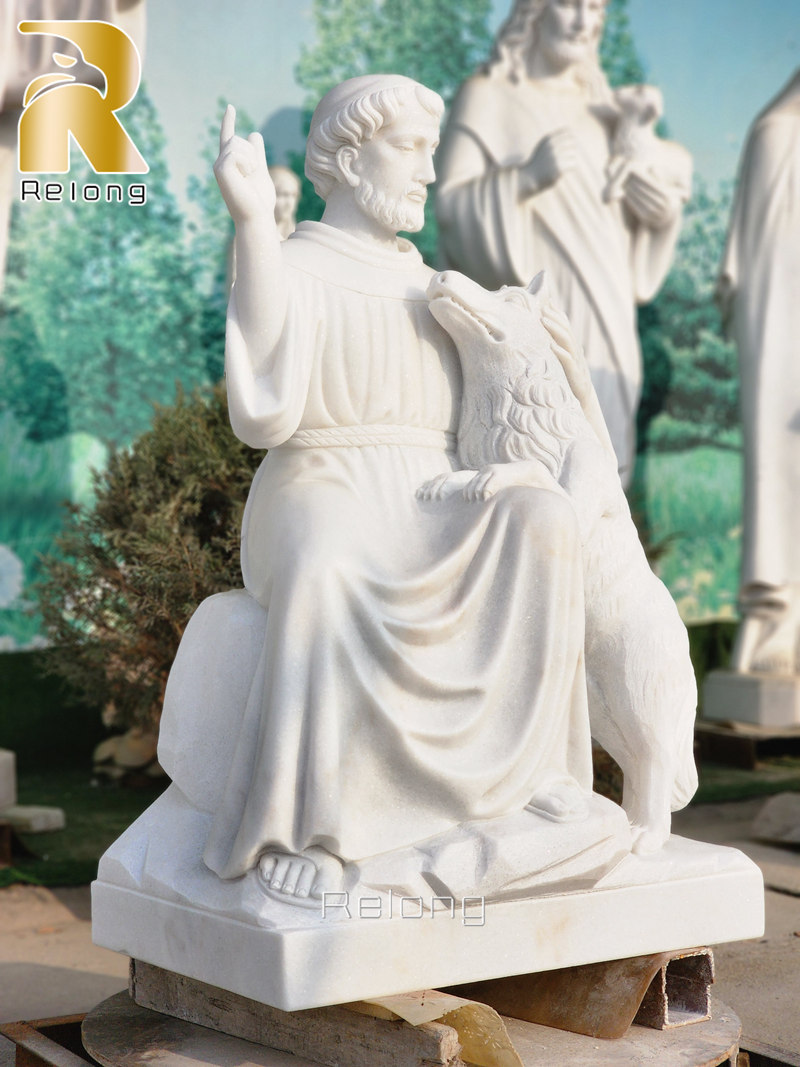 outdoor St. Francis garden statue
