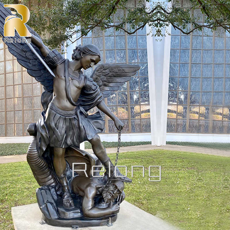 outdoor st Michael statue