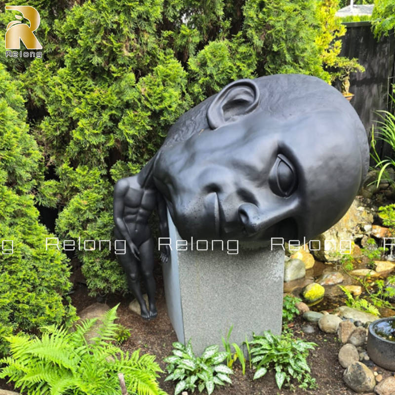 big head sculpture feedback