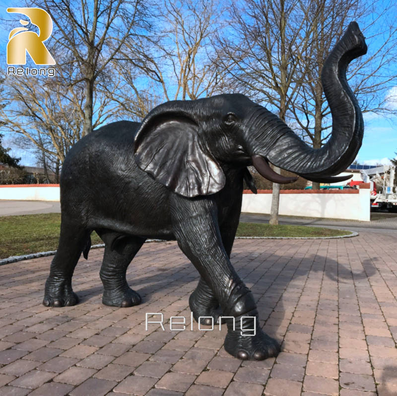 Large Bronze Cast Elephant Garden Statues RBOA-005