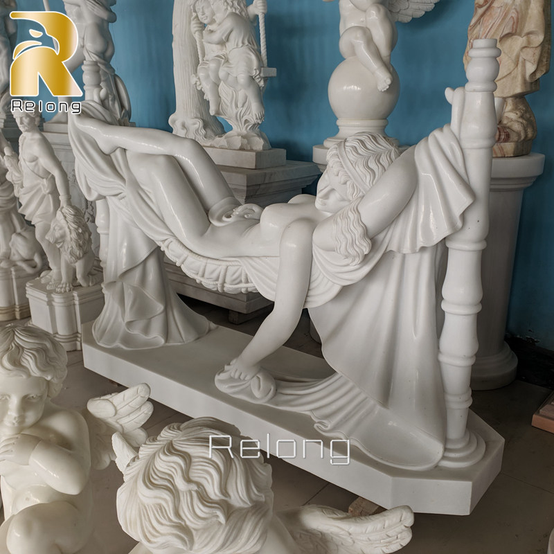 white marble female statues for sale