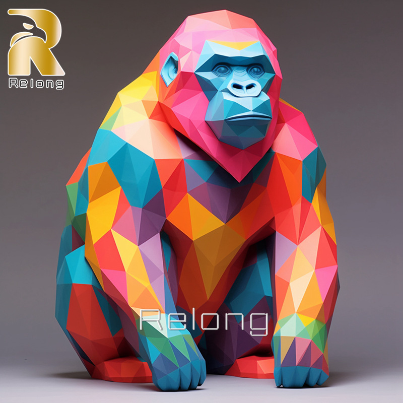 high quality metal gorilla sculpture