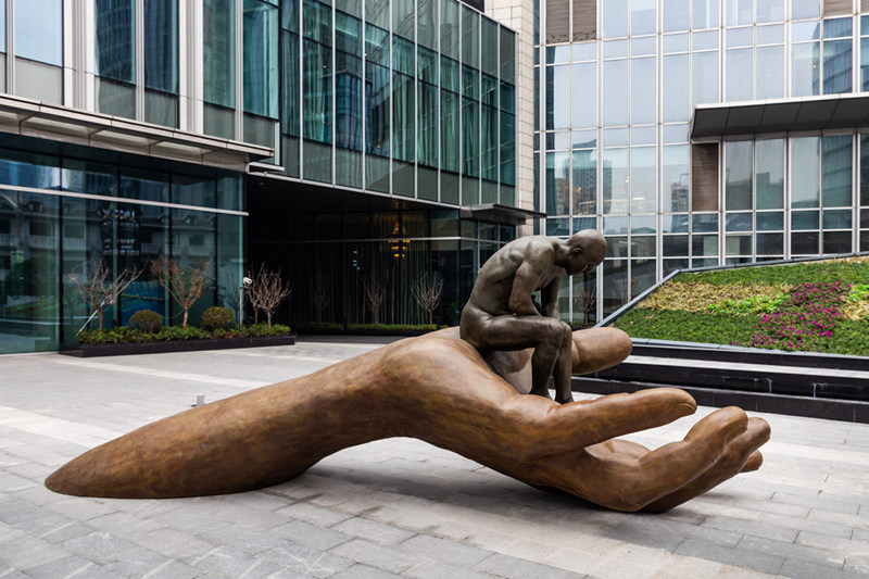 the hand of god sculpture