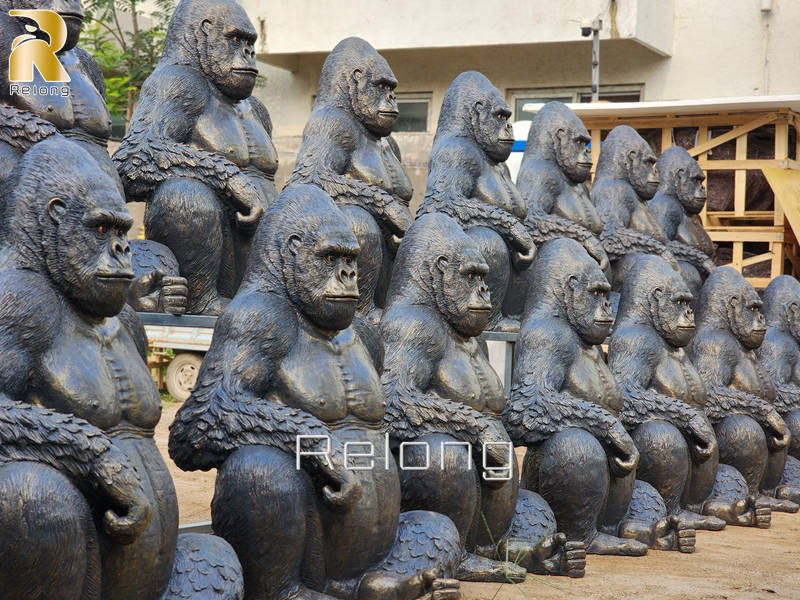 wholesale life size gorilla statue for sale