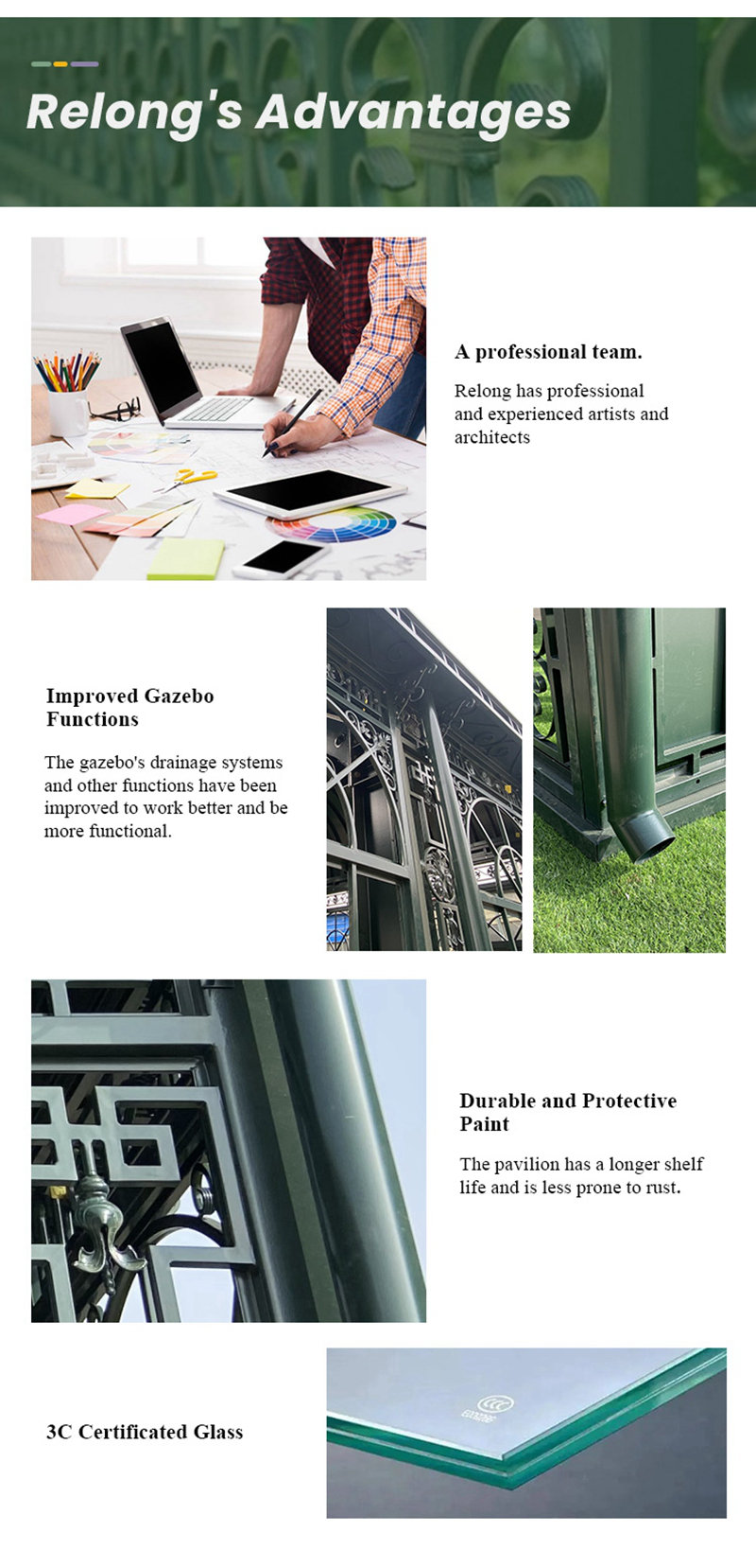 wrought iron gazebo customization service-3