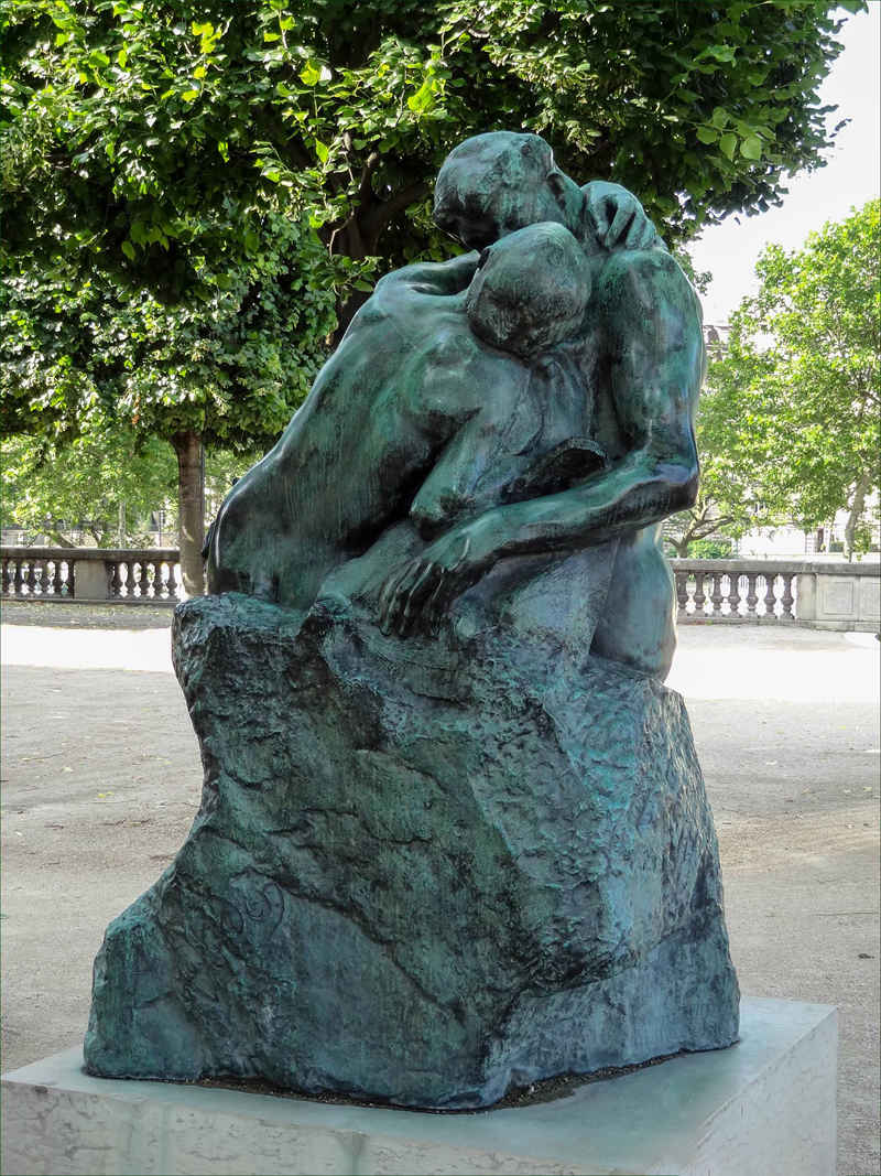 Rodin bronze the kiss sculpture for sale
