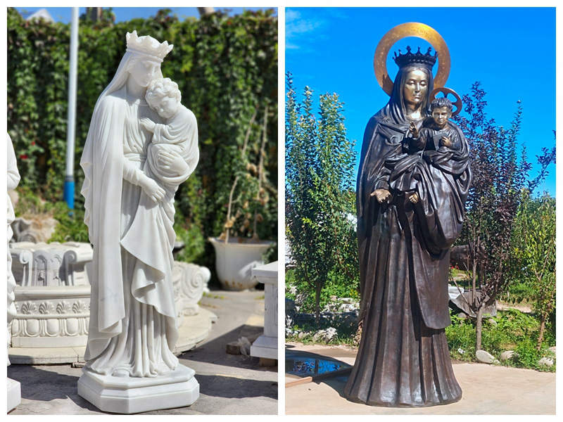 marble Virgin Mary Staue material