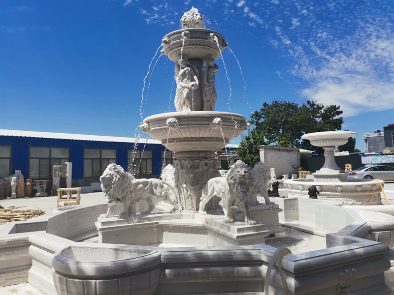tiered garden fountain