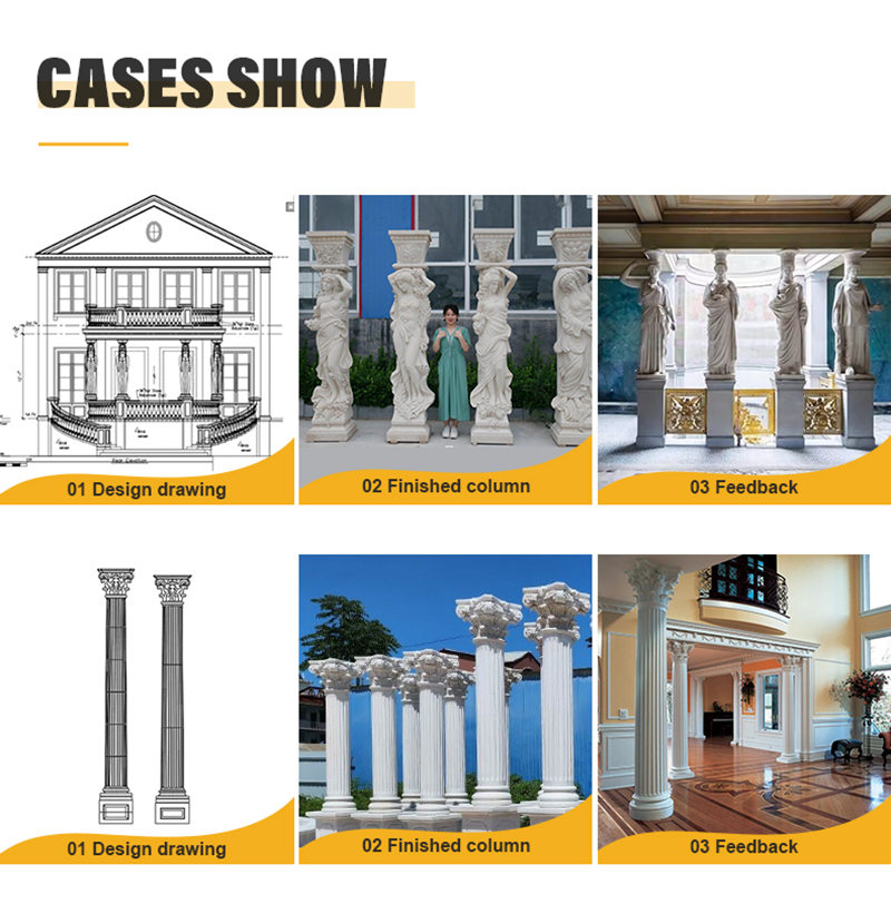 Relong's marble column projects