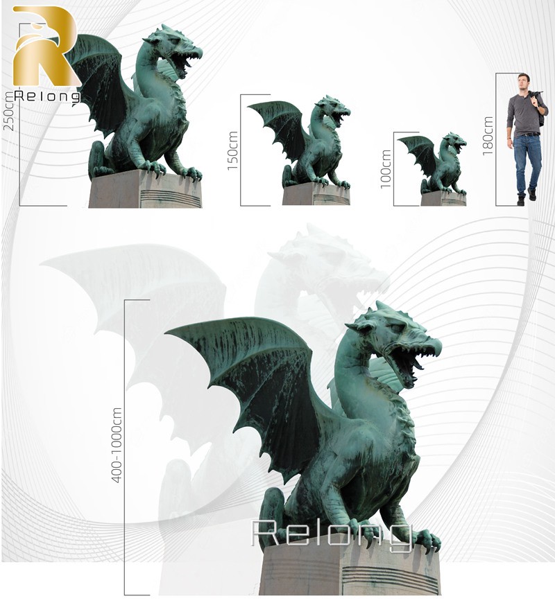 bronze dragon statue customization design