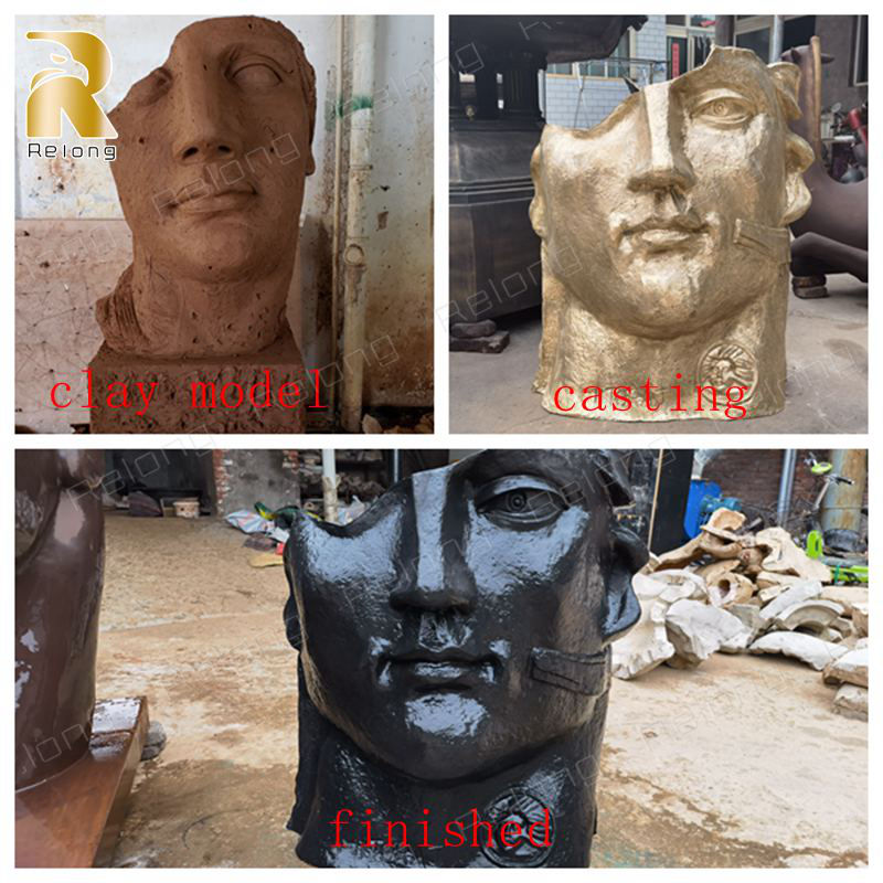 bronze face sculpture (11)