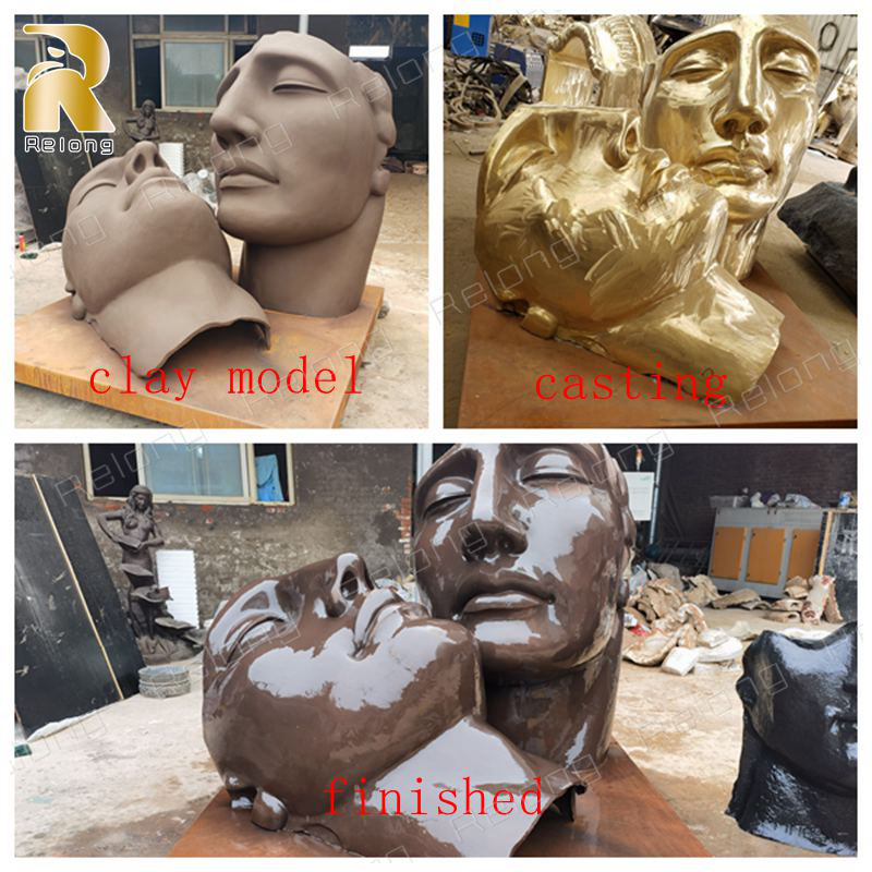 bronze face sculpture (15)