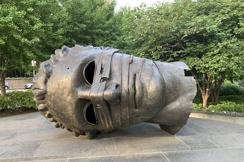 bronze face sculpture (9)