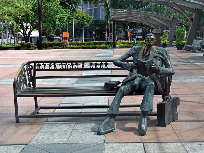 bronze sculpture for commercial art