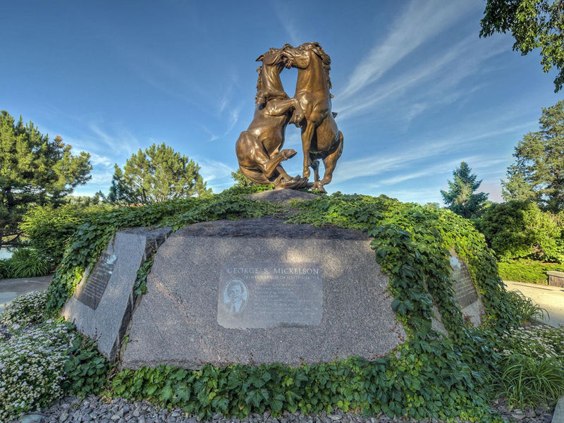 bronze sculpture for outdoor decor (3)