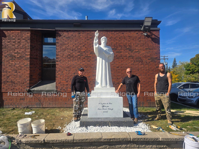 marble St Charbel sculpture feedback 
