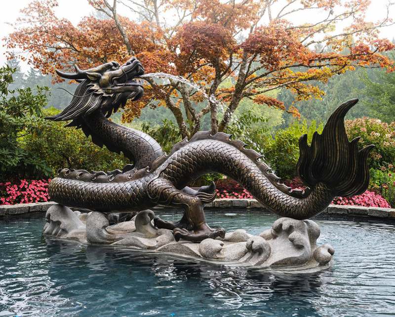 high quality bronze dragon statue