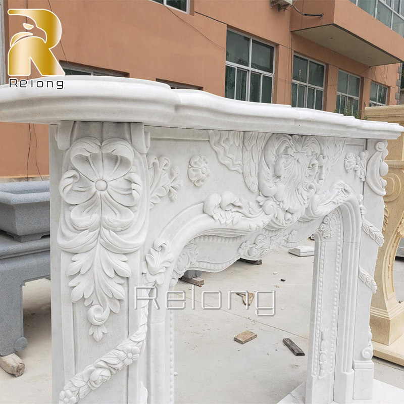 modern marble fireplace mantel for sale