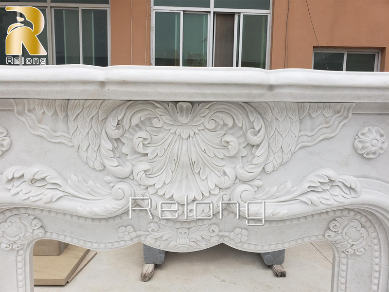 modern marble fireplace mantel