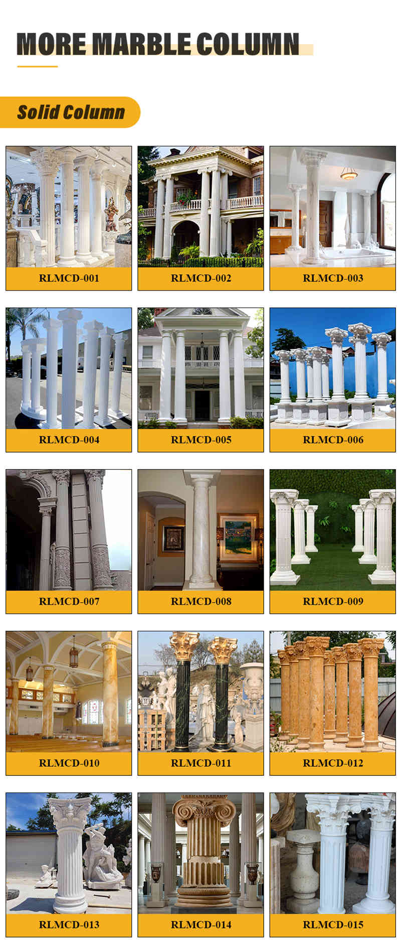 more marble columns