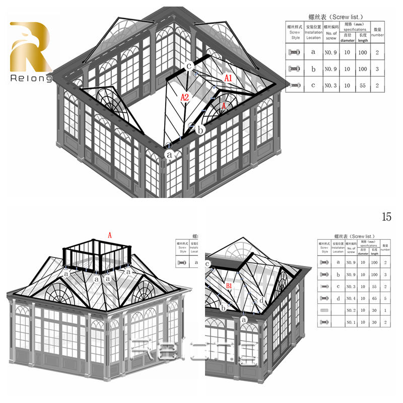 wrought iron gazebo installation