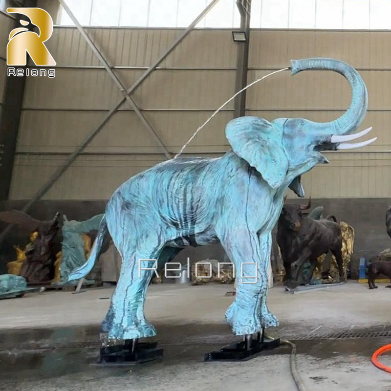 bronze elephant fountain (4)