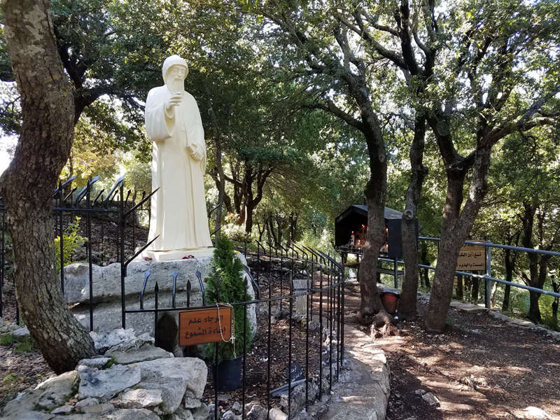 bronze famous St. Charbel statue for sale (12)