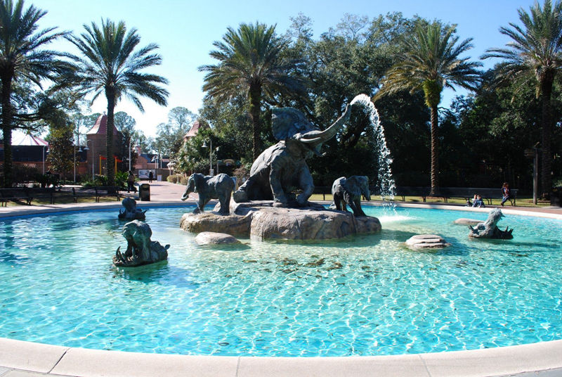 large elephant water featuer statue (2)