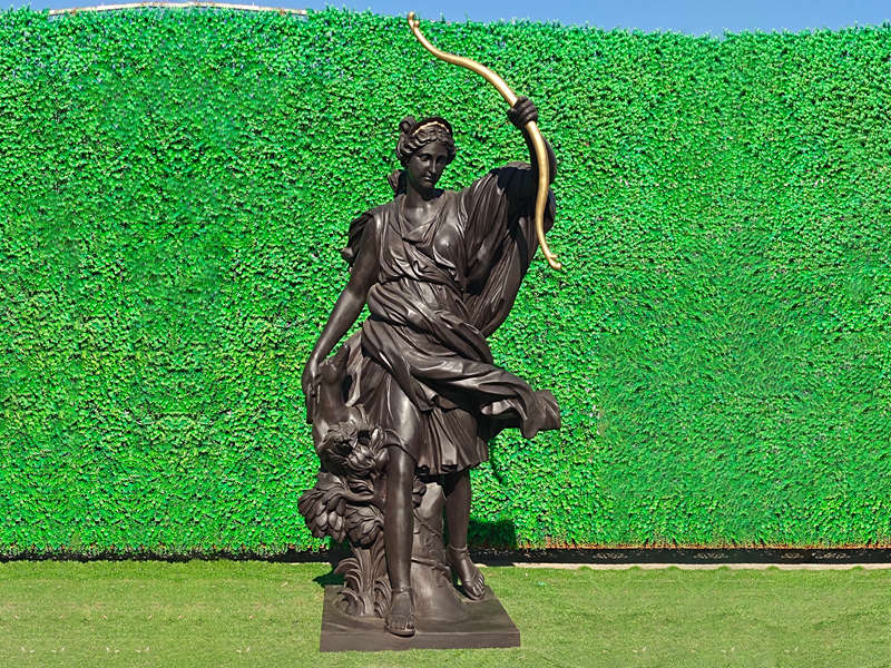 Bronze Artemis statue
