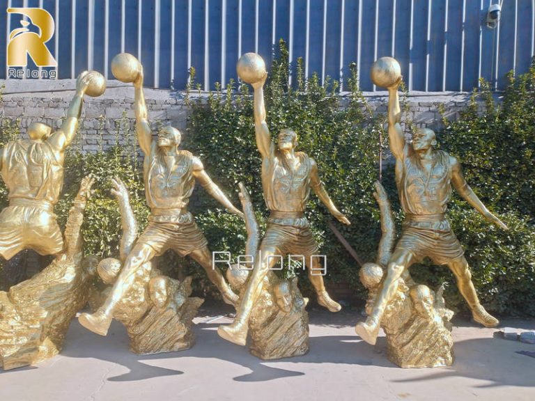 Custom bronze Jordan memorial sculpture