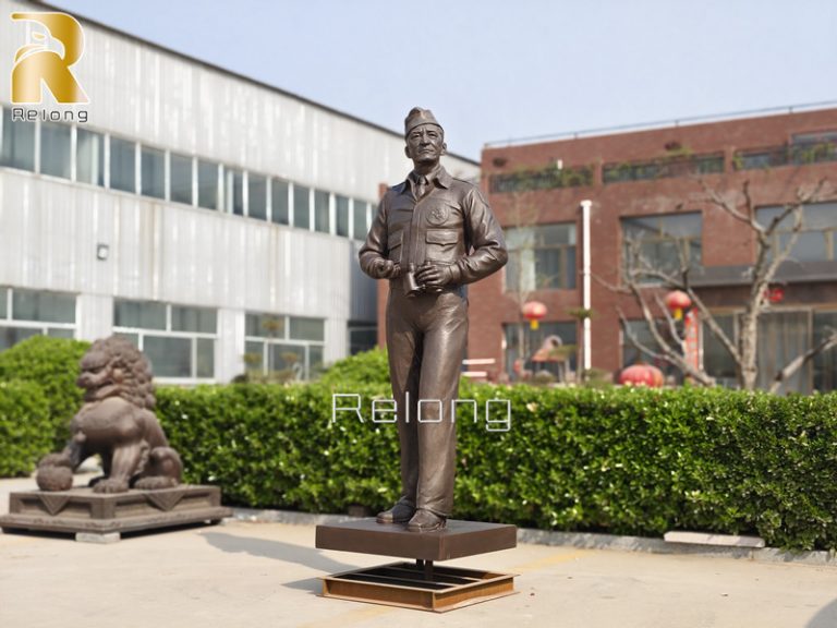 Custom bronze sculpture of General Chennault