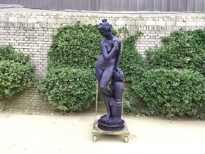 bronze Bathing Venus by Giambologna