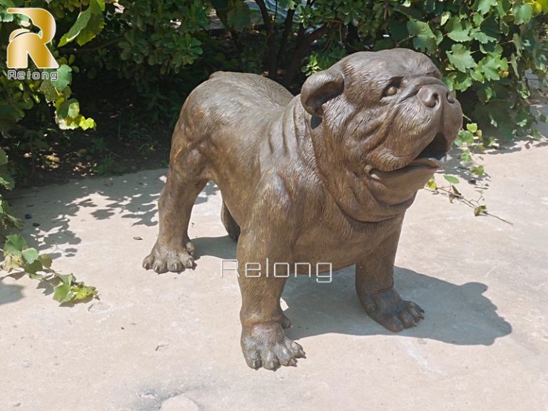 custom bronze dog pet sculpture (2)