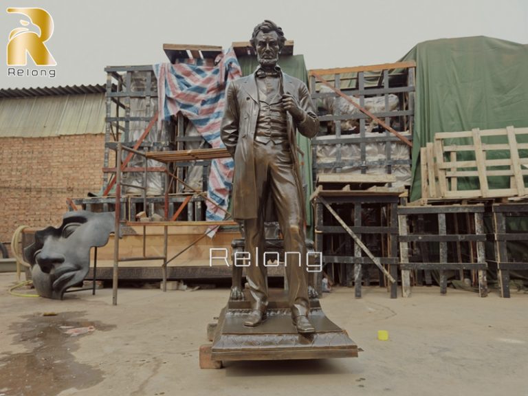 custom bronze famous president lincoln sculpture