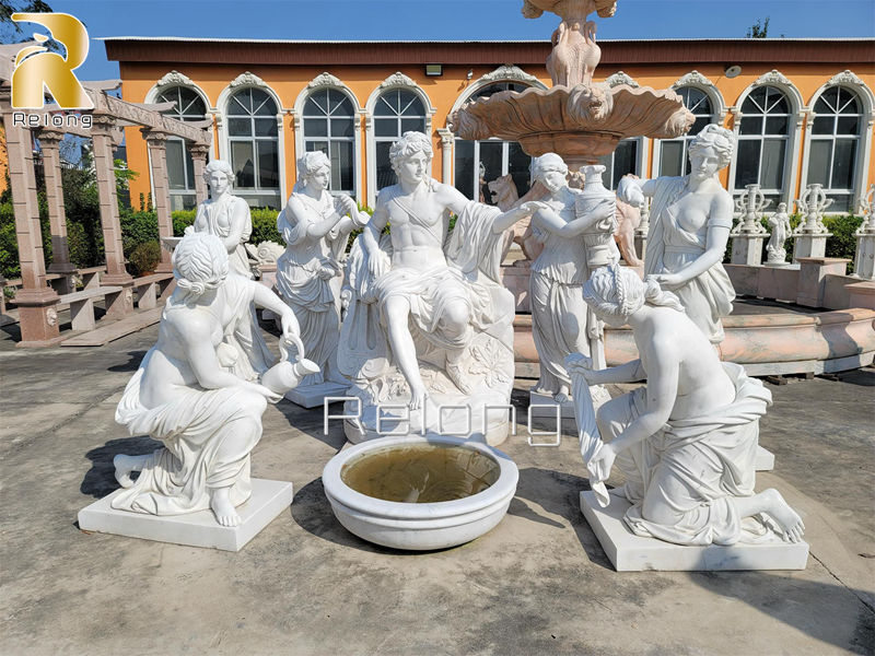 marble greek apollo bathing statue (2)