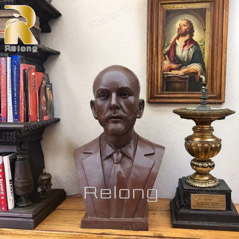 custom bronze bust statue