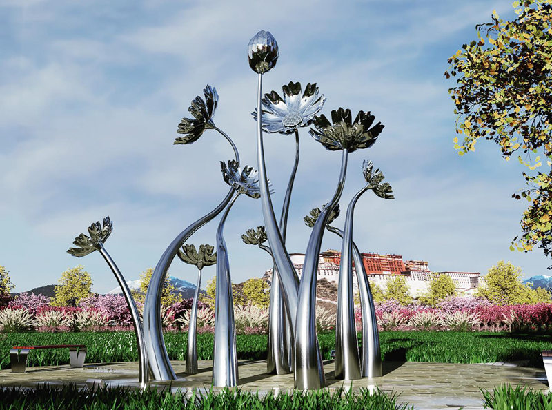 statue in stainless steel (8)