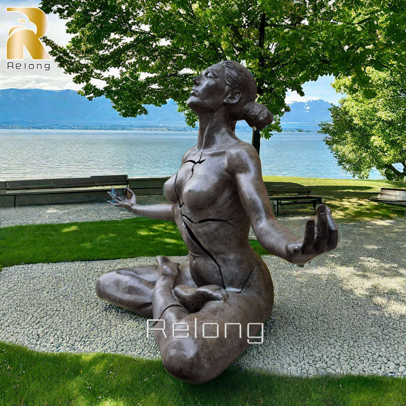 outdoor modern bronze Paige Bradley sculpture