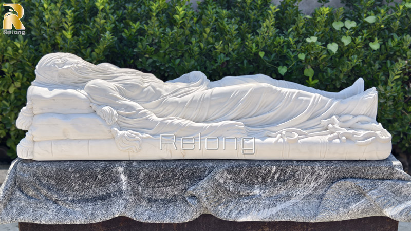 hand carved marble Veiled Jesus Sculpture