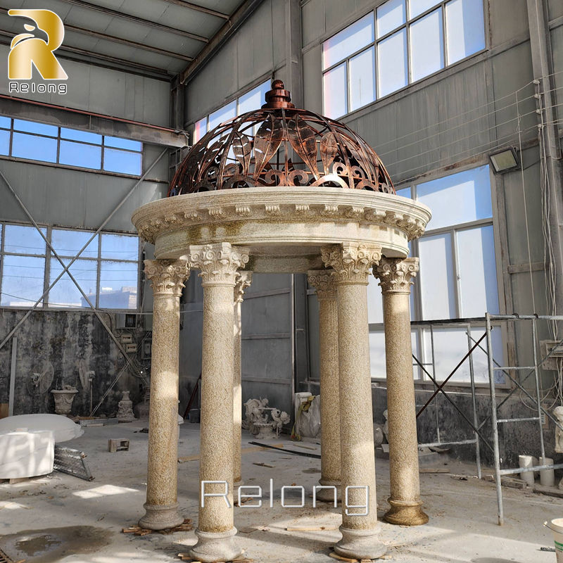 Chinese golden granite gazebo