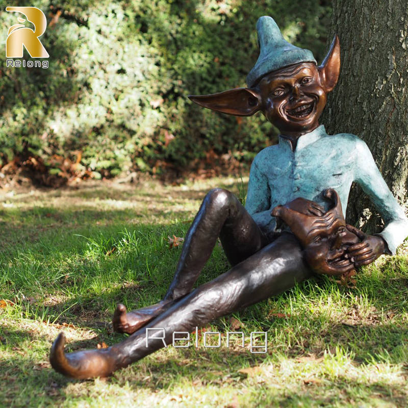 Bronze Pixie Sculpture for Garden Decor RBFCS-010