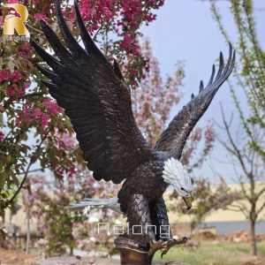 life size bronze bald eagle statue for garden