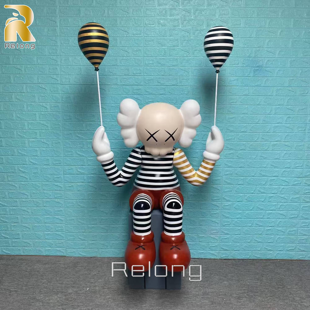 fiberglass kaws sculpture