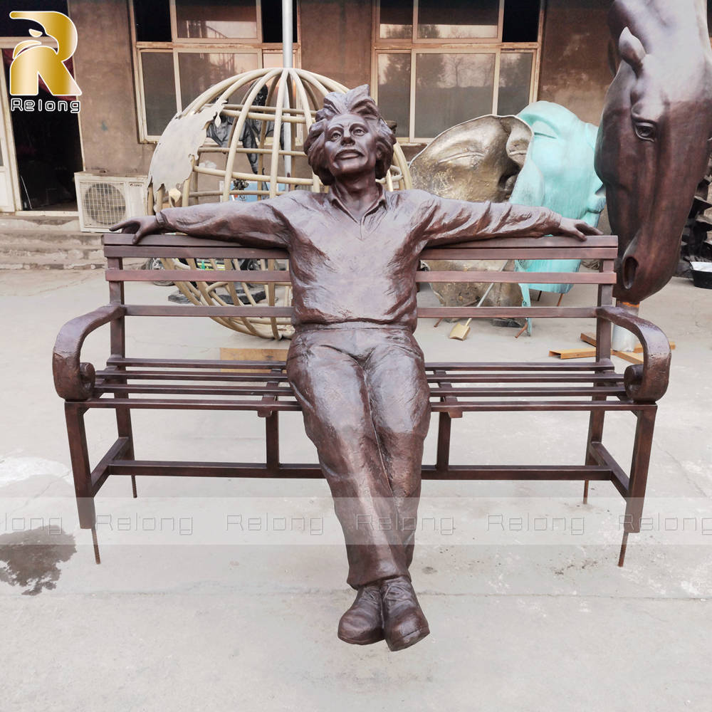 life size Albert Einstein sculpture
