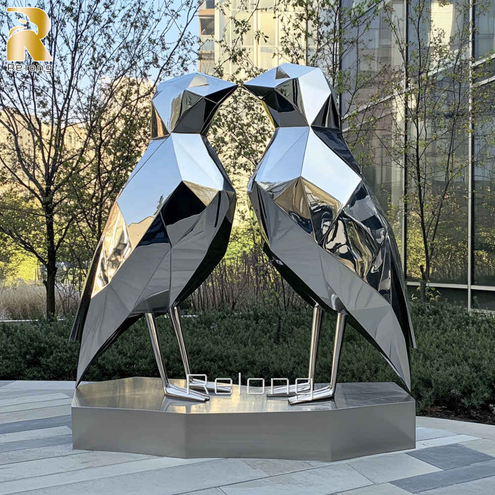 Large Outdoor Metal Bird Sculpture RMAL-018