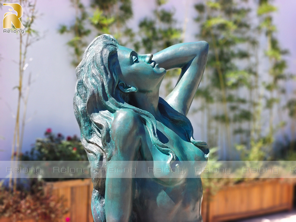 beautiful large mermaid statue