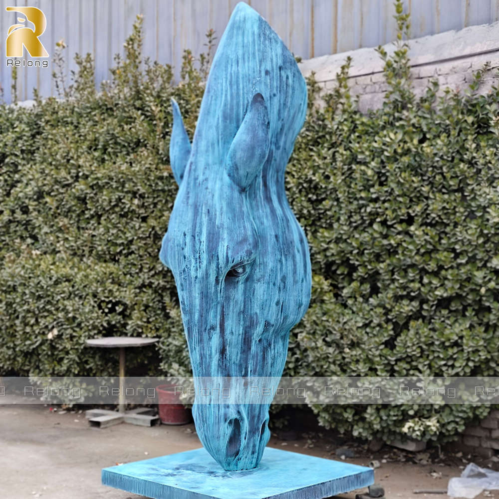 Bronze Horse Head Statue Factory Wholesale RBHS-018