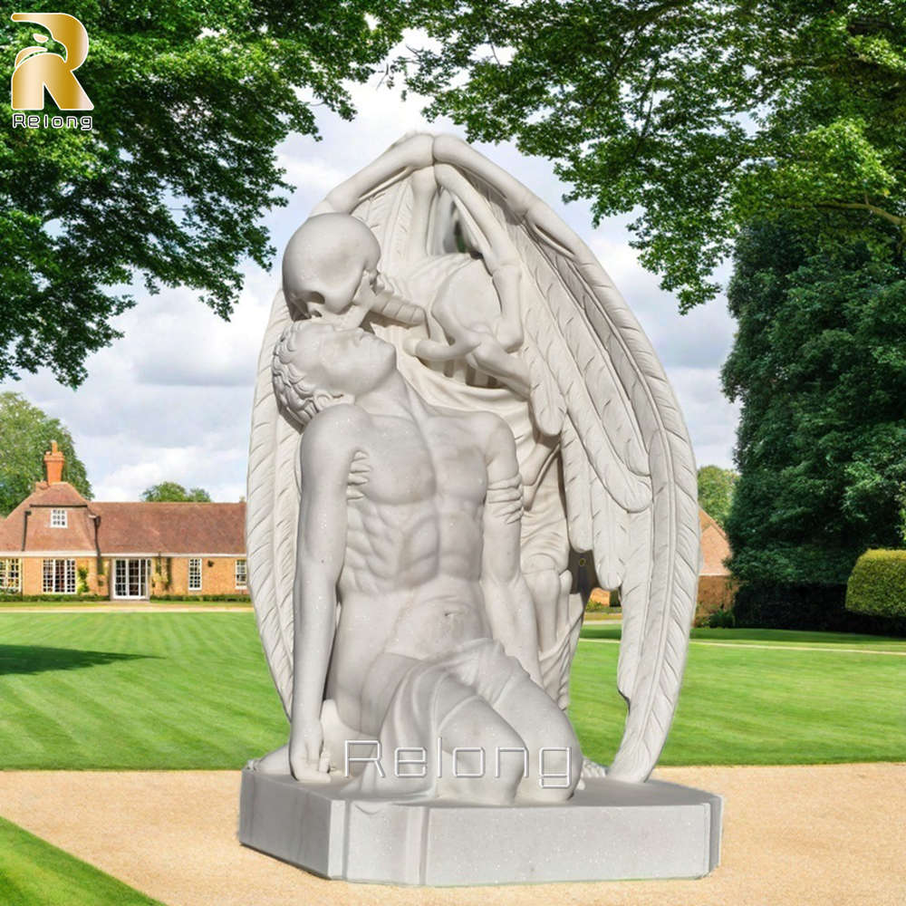 Marble Kiss of Death Statue Replica RMSC-024