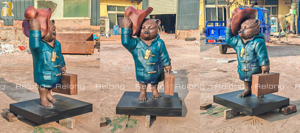 bronze paint paddington bear